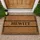 Custom Name Framed Thick Black Lines - Everyday Home Decor Gift Doormat - 1