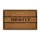 Custom Name Framed Thick Black Lines - Everyday Home Decor Gift Doormat - 3
