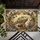 Puff Bearded Dragon Stained Glass Flowers Butterflies - Wildlife Lover Gift Doormat - 6