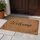 Welcome Calligraphic Script Woven Coir Pattern - Home Decor Entryway Gift Doormat - 5