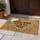 Funny Doorbell Broken Text Pizza Message Eucalyptus Baby's Breath Home Entry Decor Doormat - 5