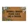 Cluck Like Chicken Doorbell Message with Eucalyptus Daisies - Funny Home Welcome for Chicken Lovers Doormat - 3