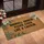 Cluck Like Chicken Doorbell Message with Eucalyptus Daisies - Funny Home Welcome for Chicken Lovers Doormat - 4