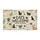 Cats Welcome People Tolerated Paw Print Silhouettes - Cat Lover Home Decor Doormat - 3