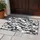 Urban Camouflage Interlocking Layered Shapes - Home Decor Gift Doormat - 5