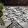 Urban Camouflage Interlocking Layered Shapes - Home Decor Gift Doormat - 6