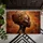 African Woman Headwrap - Home Decor Gift Doormat - 6