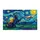 Black Cat Reaching Hand Celestial Sky - Art Lover Home Decor Gift Doormat - 3