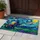 Black Cat Reaching Hand Celestial Sky - Art Lover Home Decor Gift Doormat - 5