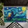 Black Cat Reaching Hand Celestial Sky - Art Lover Home Decor Gift Doormat - 6