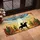 Stained Glass Cowboy Flying Saucer Desert Landscape Home Decor Gift Doormat - 4