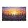Purple Pansies Indigo Lupine Spires Flower Field Stained Glass Sunset - Home Decor Gift Doormat - 3