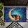 Basset Hound Moon Stained Glass Celestial Night Home Decor Gift Doormat - 6