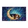 Basset Hound Moon Stained Glass Celestial Night Home Decor Gift Doormat - 3