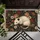 American Opossum Antique Roses Peonies Daisies Berries - Wildlife Lover Home Decor Gift Doormat - 6