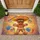 Gingerbread Man Sombrero Jason - Personalized Mexican Fiesta Party Gift Doormat - 1