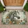 Custom Name Stained Glass Horse Head Wildflower Puzzles - Home Decor Gift for Horse Lover Doormat - 1