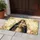 Virgin Mary Baby Jesus Gilded Floral Sunburst Cream Gold - Devotional Home Decor Gift Doormat - 5