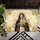 Virgin Mary Baby Jesus Gilded Floral Sunburst Cream Gold - Devotional Home Decor Gift Doormat - 6