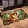 Chihuahua Dog Stained Glass Garden Foliage - Dog Lover Home Decor Gift Doormat - 4