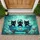Black Cats Turban Clawfoot Bathtub Spa Relaxation Home Decor Gift Cat Lover Doormat - 1