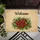 Welcome Script Ladybug Green Foliage - Everyday Outdoor Decor Gift Doormat - 6
