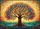 Tree of Life Stained Glass Scenic Landscape - Spiritual Nature Home Decor Gift Doormat - 7