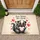 Baby Skunk Pink Heart 'Lover Stinks! Let's Drink!' - Funny Relationship Humor Gift Doormat - 1