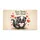 Baby Skunk Pink Heart 'Lover Stinks! Let's Drink!' - Funny Relationship Humor Gift Doormat - 3