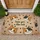 Hope You Like Cats Four Cats Peeking Paw Prints - Cat Lover Home Decor Gift Doormat - 1
