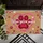 Wipe Your Paws Pink Heart Paw Print - Pet Lover Home Decor Gift Doormat - 6