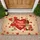 Girl Boy Kitten Rustic Red Heart Valentines Day Balloons Gift Boxes Celebration Doormat - 1