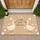 Silly Goose Lives Here Text Geese Flowers - Everyday Home Decor Gift Doormat - 1