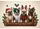 Festive French Bulldogs Christmas Holly - Holiday Dog Lover Gift Doormat - 7