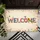Welcome Floral Typography Hummingbird Butterfly - Inviting Home Decor Gift Doormat - 6