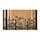 Delicate Wildflower Silhouettes Stripes - Farmhouse Home Decor Gift Doormat - 3