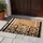 Delicate Wildflower Silhouettes Stripes - Farmhouse Home Decor Gift Doormat - 5