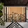 Delicate Wildflower Silhouettes Stripes - Farmhouse Home Decor Gift Doormat - 6