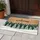 Welcome Script Evergreen Forest Snow - Cozy Rustic Winter Home Decor Doormat - 5