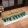 Welcome Script Evergreen Forest Snow - Cozy Rustic Winter Home Decor Doormat - 4