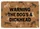 Mischievous Dog WARNING THE DOG'S A DICKHEAD Humorous Home Decor Gift Doormat - 7