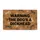 Mischievous Dog WARNING THE DOG'S A DICKHEAD Humorous Home Decor Gift Doormat - 3