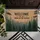 Rustic Forest Welcome Home Sign - Woodland Housewarming Gift Doormat - 6