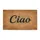Ciao Cursive Text Rustic Brown - Home Decor Gift Doormat - 3
