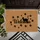 Welcome Black Cat Paw Prints - Home Decor Gift for Cat Lover Doormat - 6