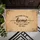 Welcome Home Custom Family Name and Year Botanical Accents - Housewarming Gift for New Home Doormat - 6