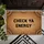 CHECK YA ENERGY - Mindfulness Lifestyle Decor Gift for Wellness Enthusiast Doormat - 6