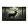 Charcoal Stag Textured Antlers Silhouette Pine Forest Woodland - Wildlife Home Decor Gift Doormat - 3