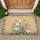 Wildflower Daisy Bumblebee Floral Garden Bloom - Outdoor Decor Home and Garden Gift Doormat - 1