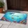 Welcome Clownfish Sea Turtle Coral Reef Blue Tropical Fish Underwater Scene - Home Decor Doormat - 5